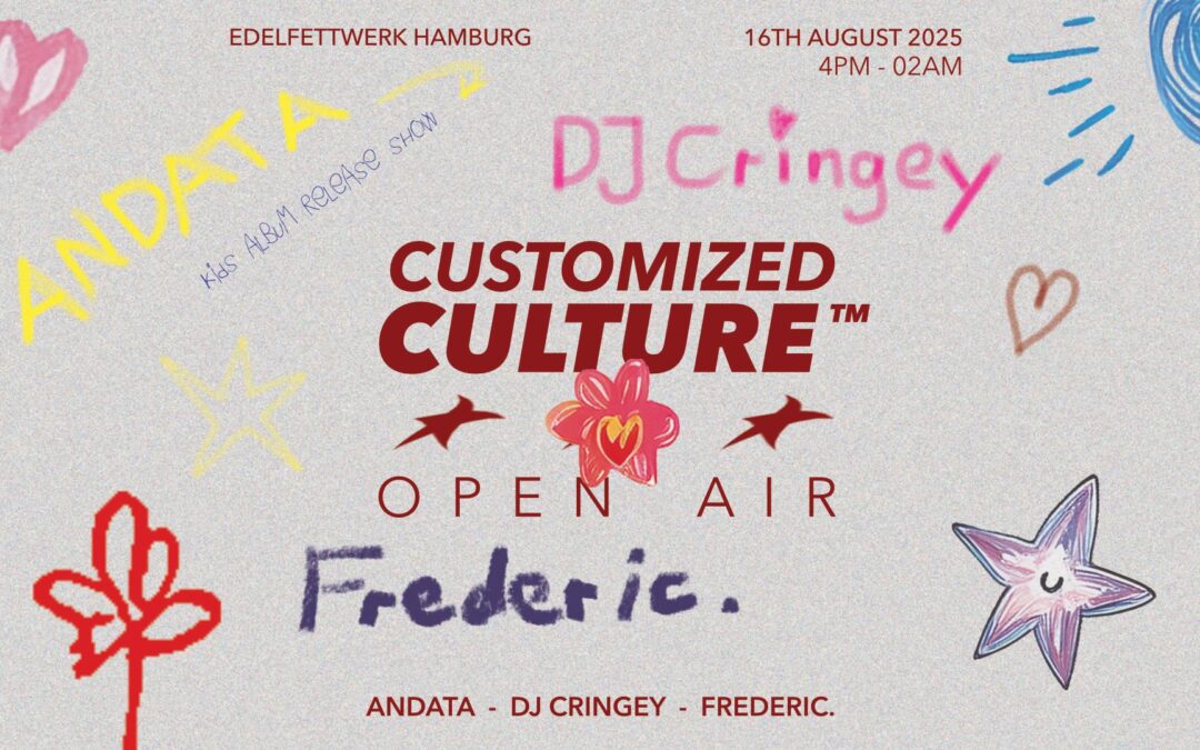 CUSTOMIZED CULTURE OPEN AIR pres. ANDATA – DJ CRINGEY – FREDERIC.