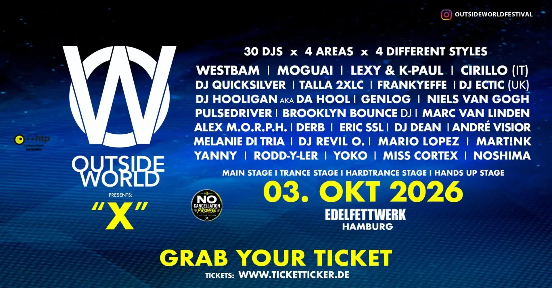 OUTSIDE WORLD FESTIVAL - HAMBURG pres. "X"